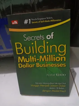 Buku Bisnis Buku Secrets Of Building Multi Million Dollar Businesses 1 img20191211112853