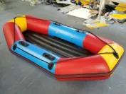 Inflatable rafting boat 